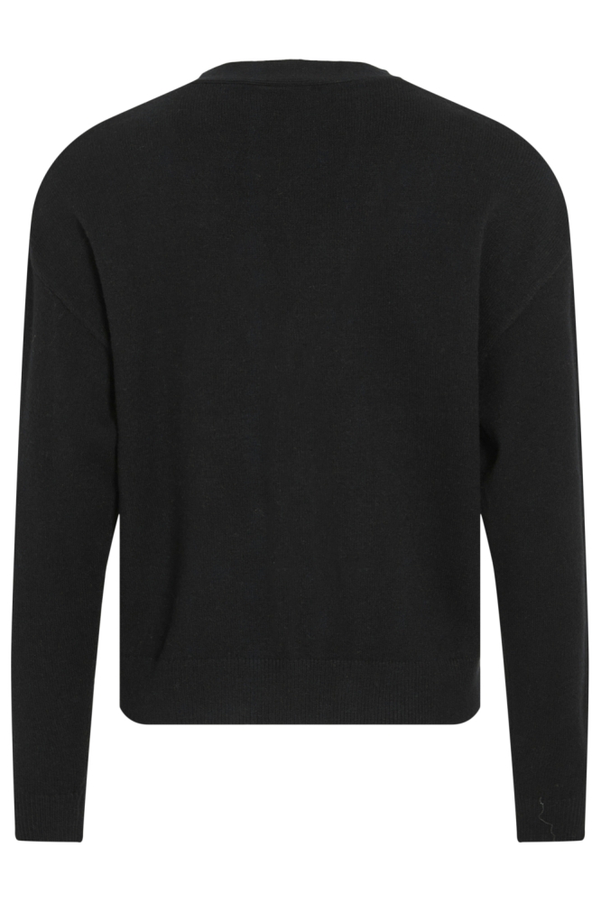 VIRIL V-NECK KNIT CARDIGAN - NOOS 14107411 Black
